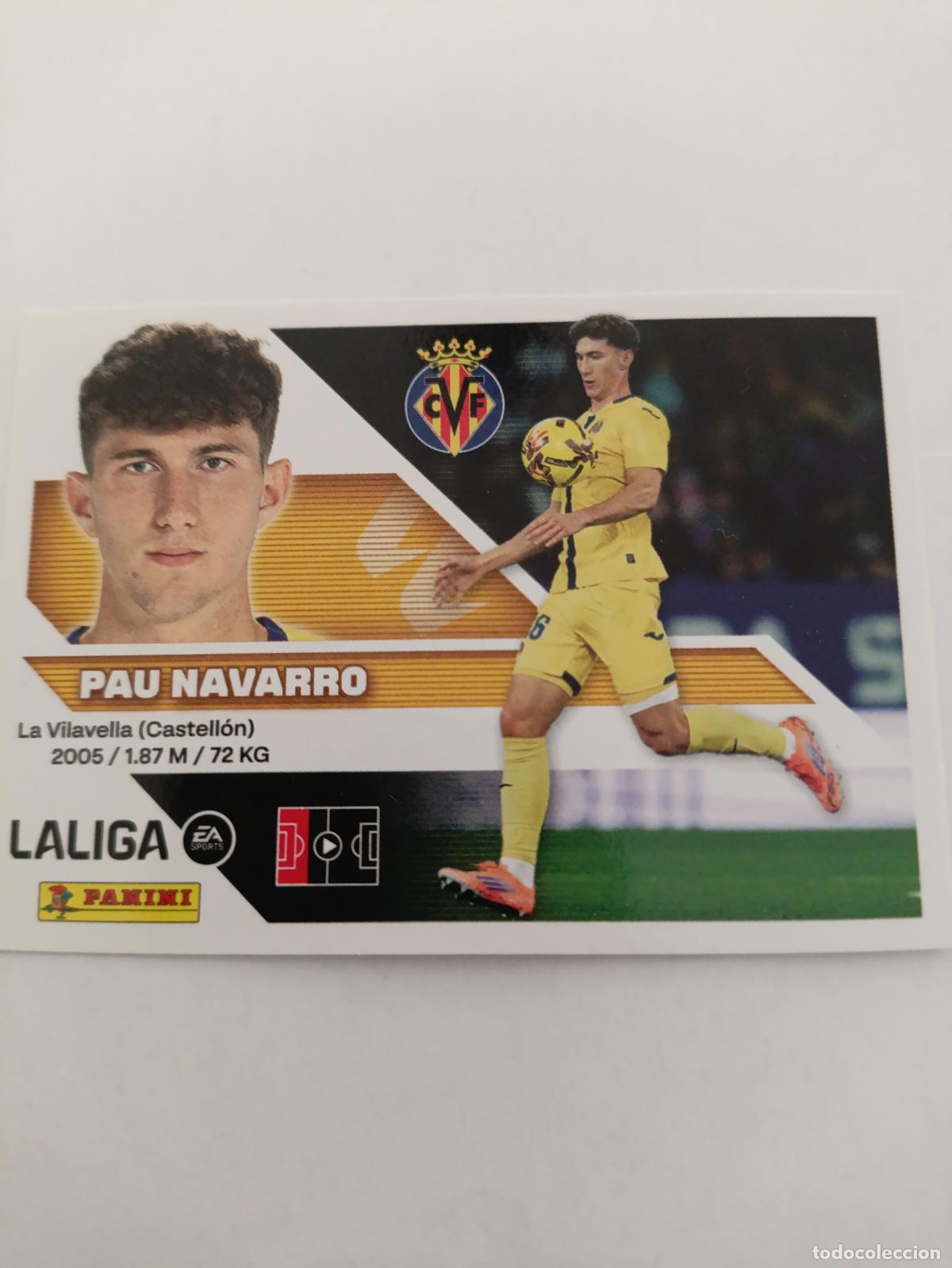 Football Stickers: LIGA ESTE 2026 2027 VILLARREAL CF PAU NAVARRO N&ordm;6