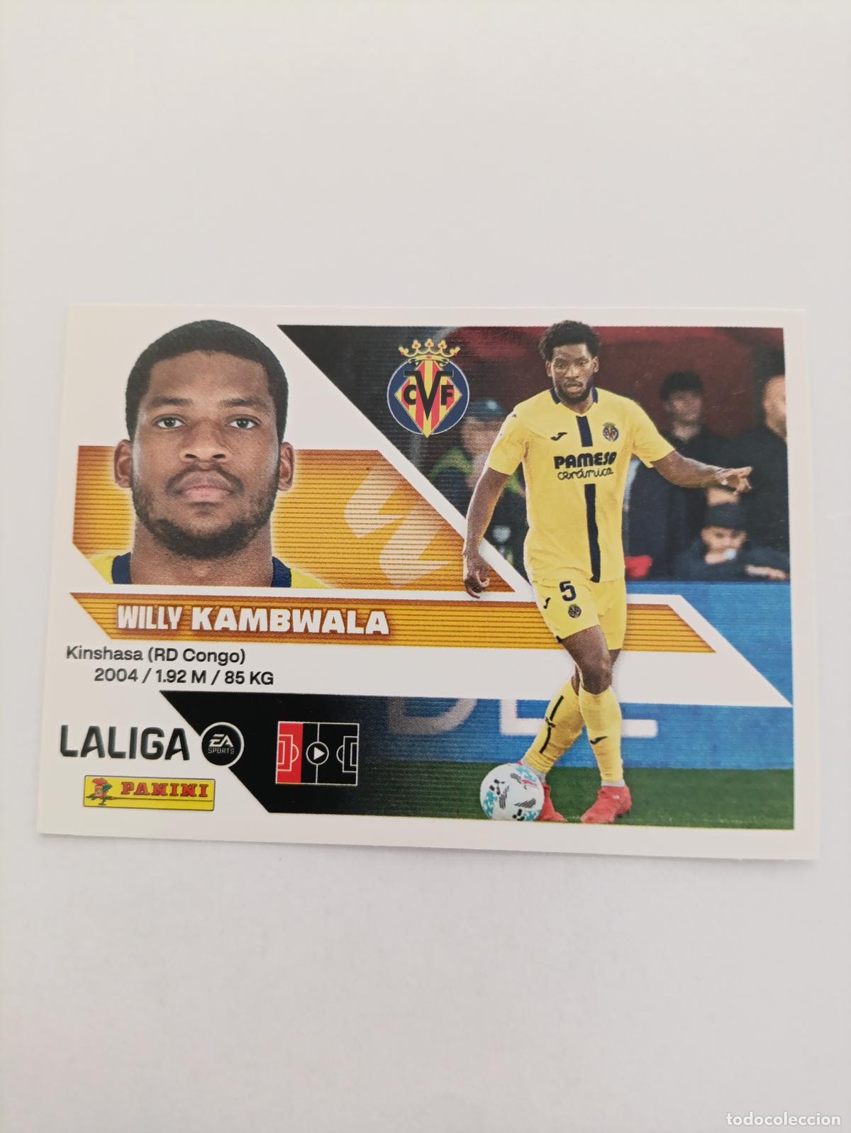 Cromos de Futebol: LIGA ESTE 2026 2027 VILLARREAL CF KAMBWALA N&ordm;8A
