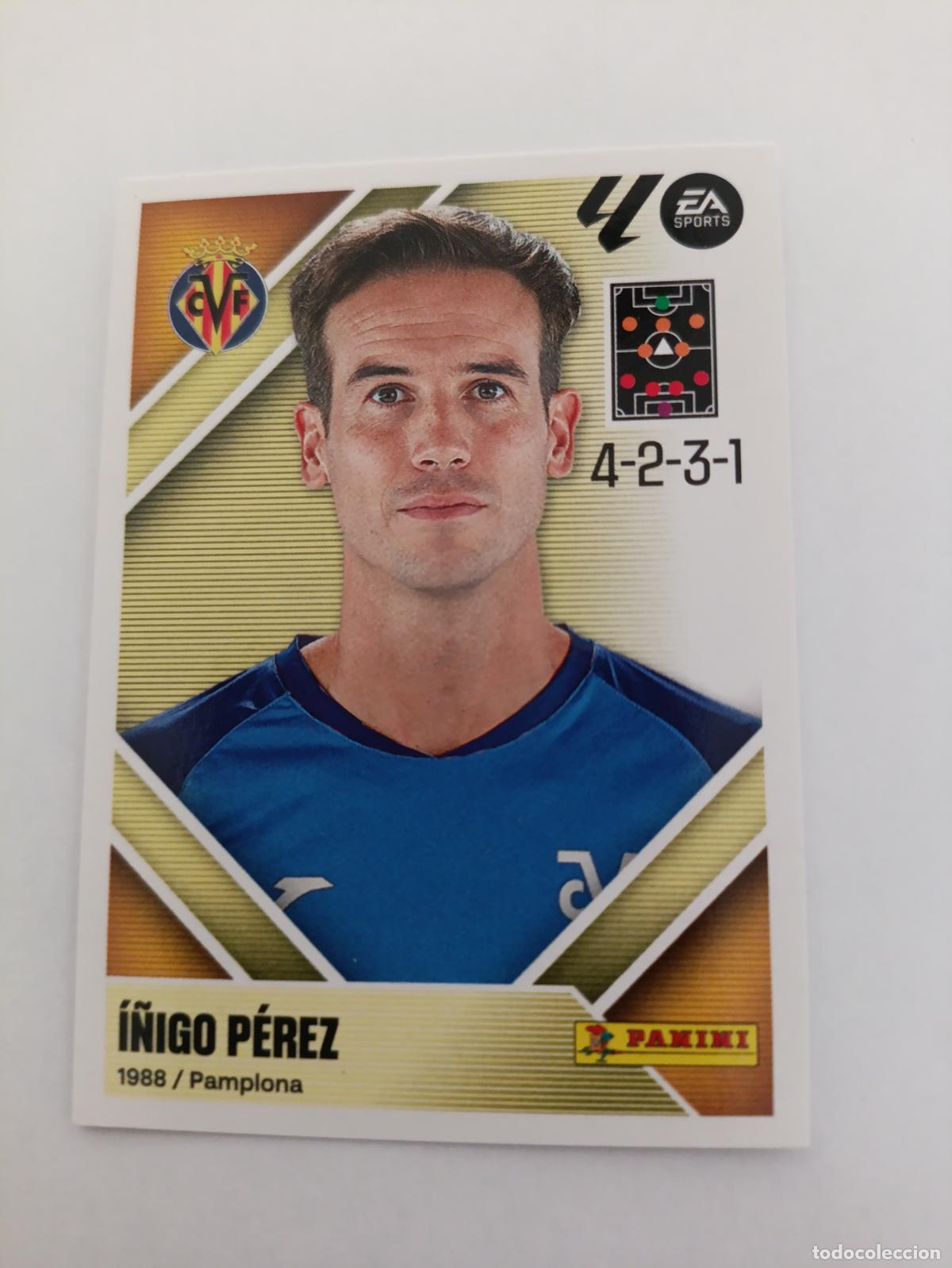 Football Stickers: LIGA ESTE 2026 2027 VILLARREAL CF I&Ntilde;IGO PEREZ N&ordm;2