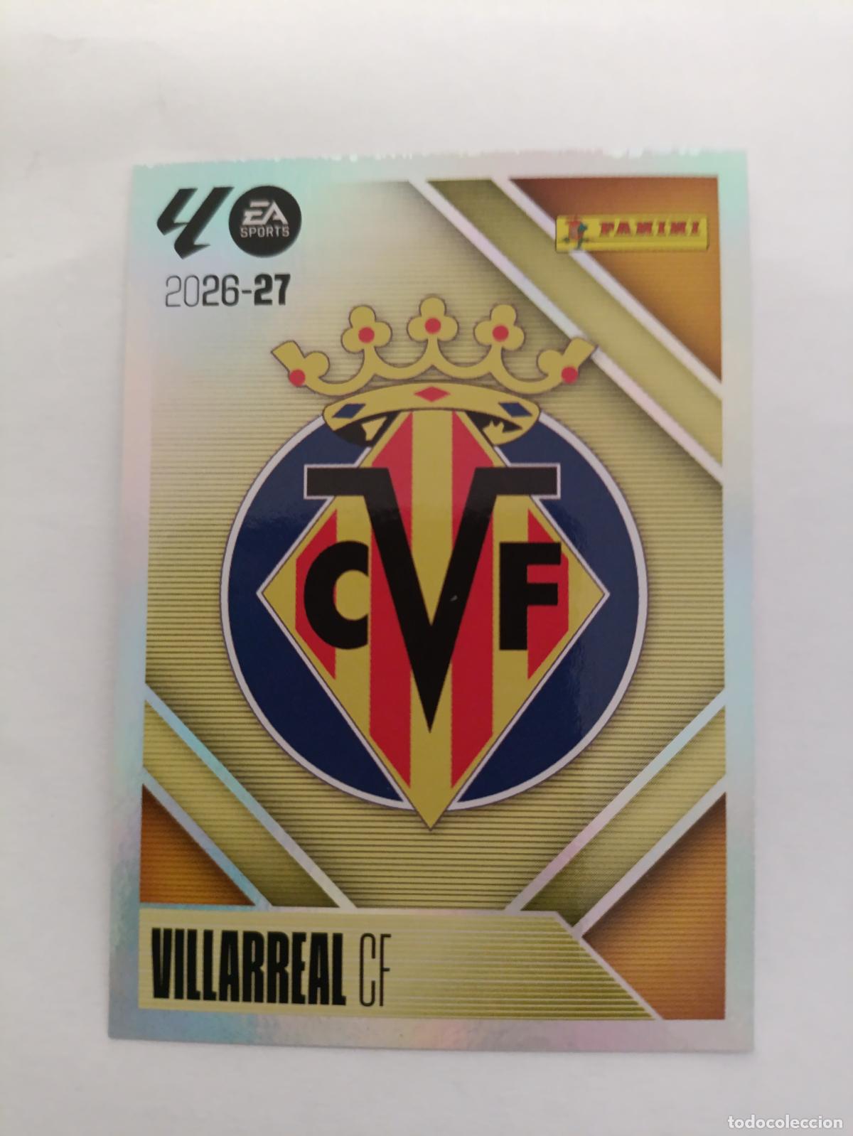 Football Stickers: LIGA ESTE 2026 2027 VILLARREAL CF ESCUDO N&ordm;1