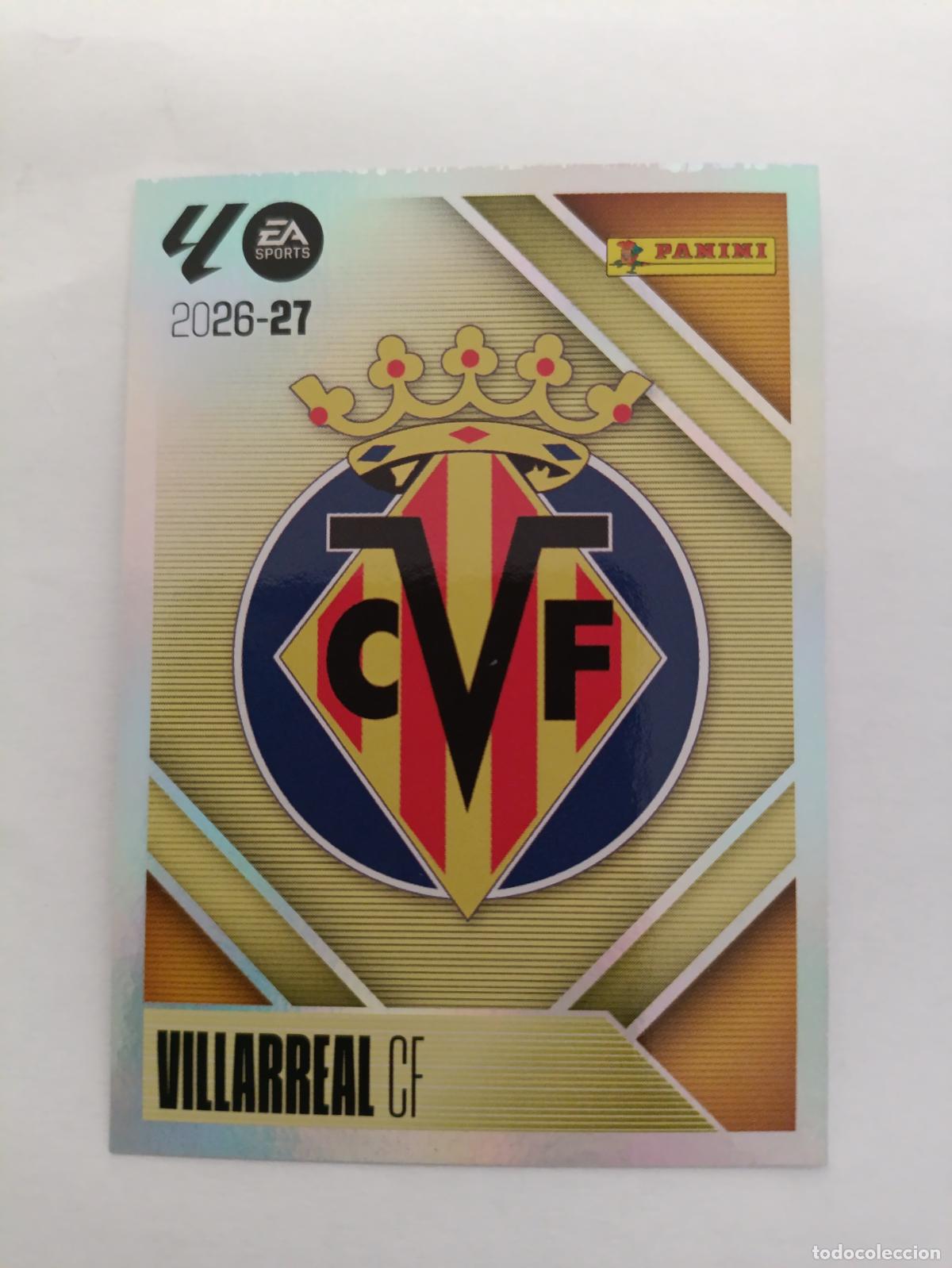 Cromos de Futebol: LIGA ESTE 2026 2027 VILLARREAL CF ESCUDO N&ordm;1