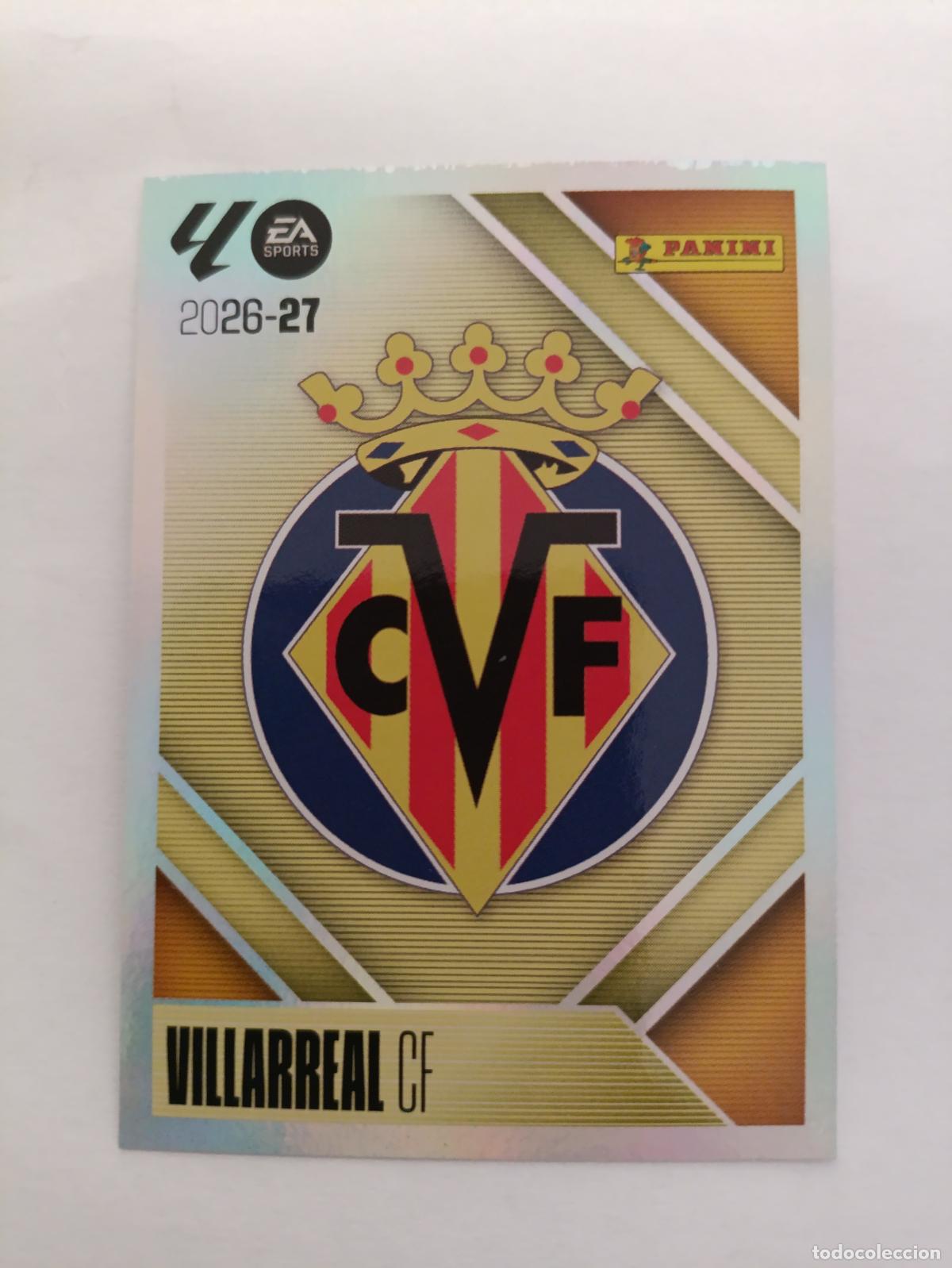 Cromos de Futebol: LIGA ESTE 2026 2027 VILLARREAL CF ESCUDO N&ordm;1