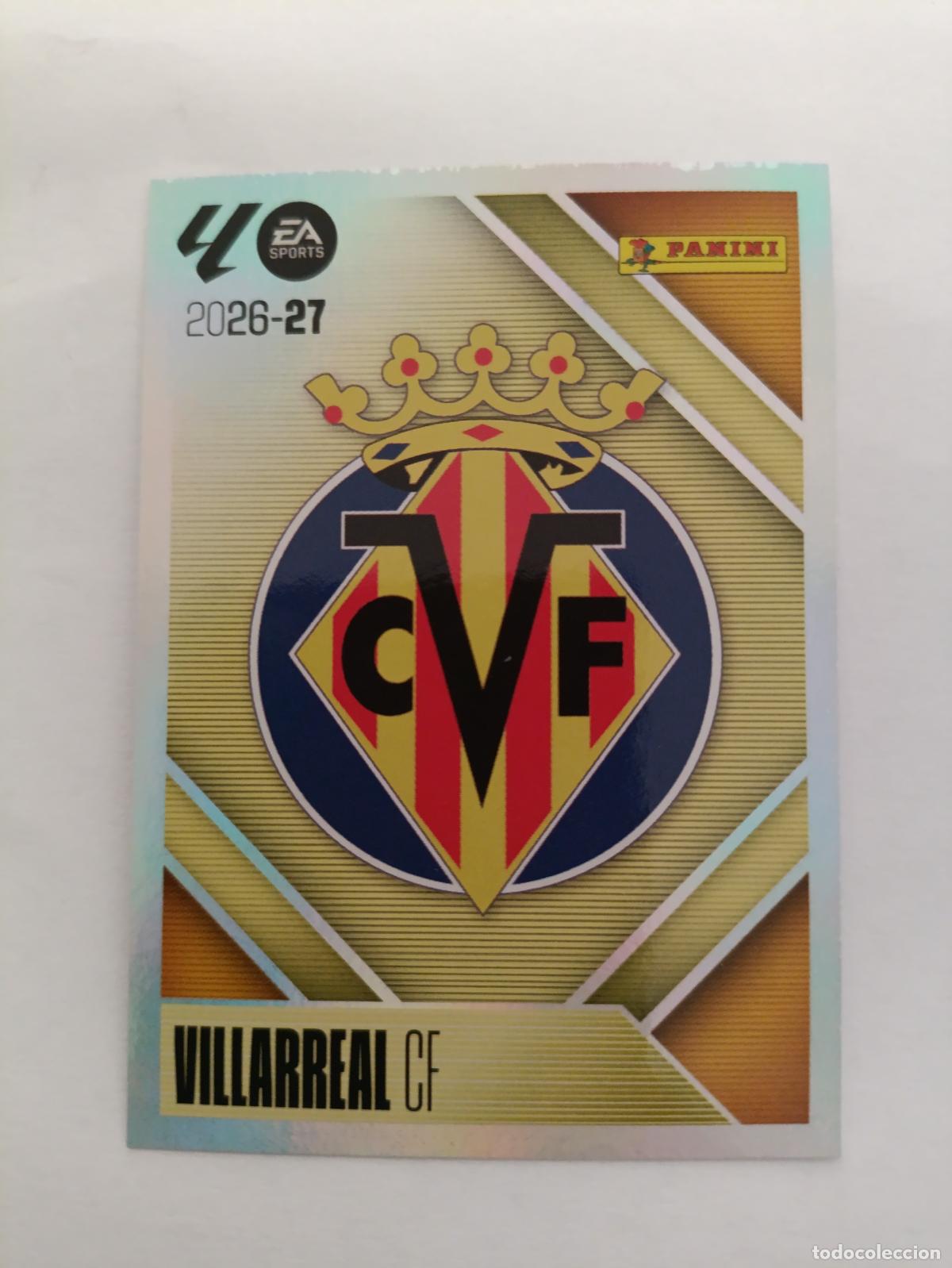 Cromos de Futebol: LIGA ESTE 2026 2027 VILLARREAL CF ESCUDO N&ordm;1