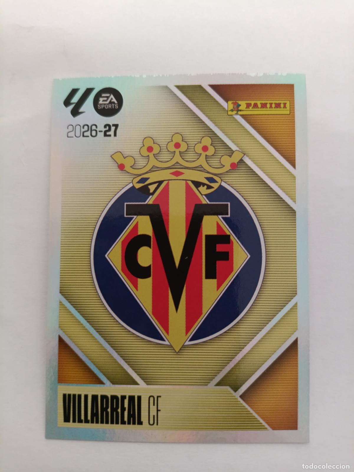 Cromos de Futebol: LIGA ESTE 2026 2027 VILLARREAL CF ESCUDO N&ordm;1