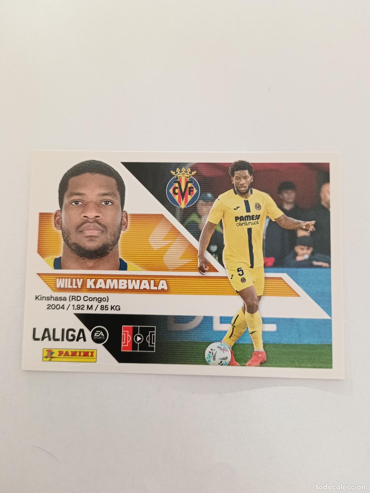 Football Stickers: LIGA ESTE 2026 2027 VILLARREAL CF KAMBWALA N&ordm;8A
