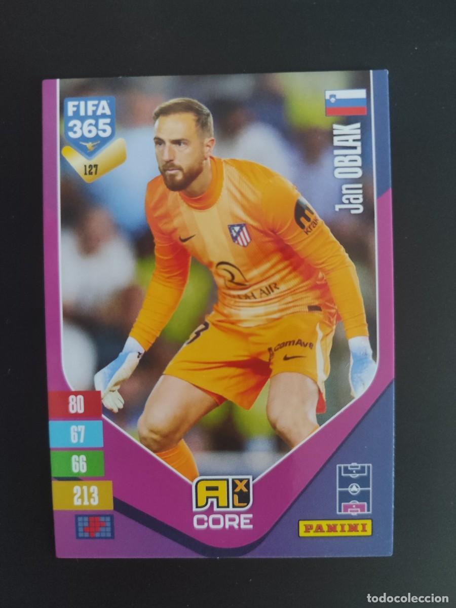 Cromos de f&uacute;tbol: ADRENALYN XL FIFA 365 2027 CARD CORE OBLAK AT MADRID # 127 PANINI