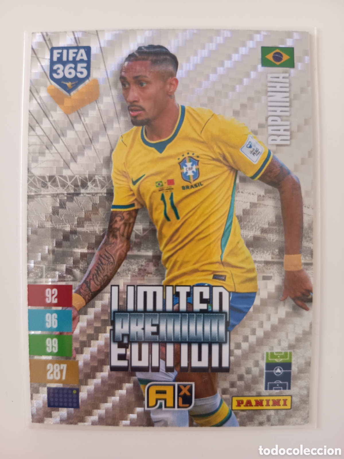 Cartes &agrave; collectionner de Football: Raphinha l&iacute;mited premium edition