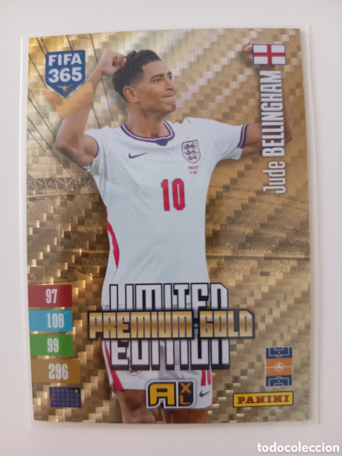Cartes &agrave; collectionner de Football: Jude Bellingham l&iacute;mited premium gold