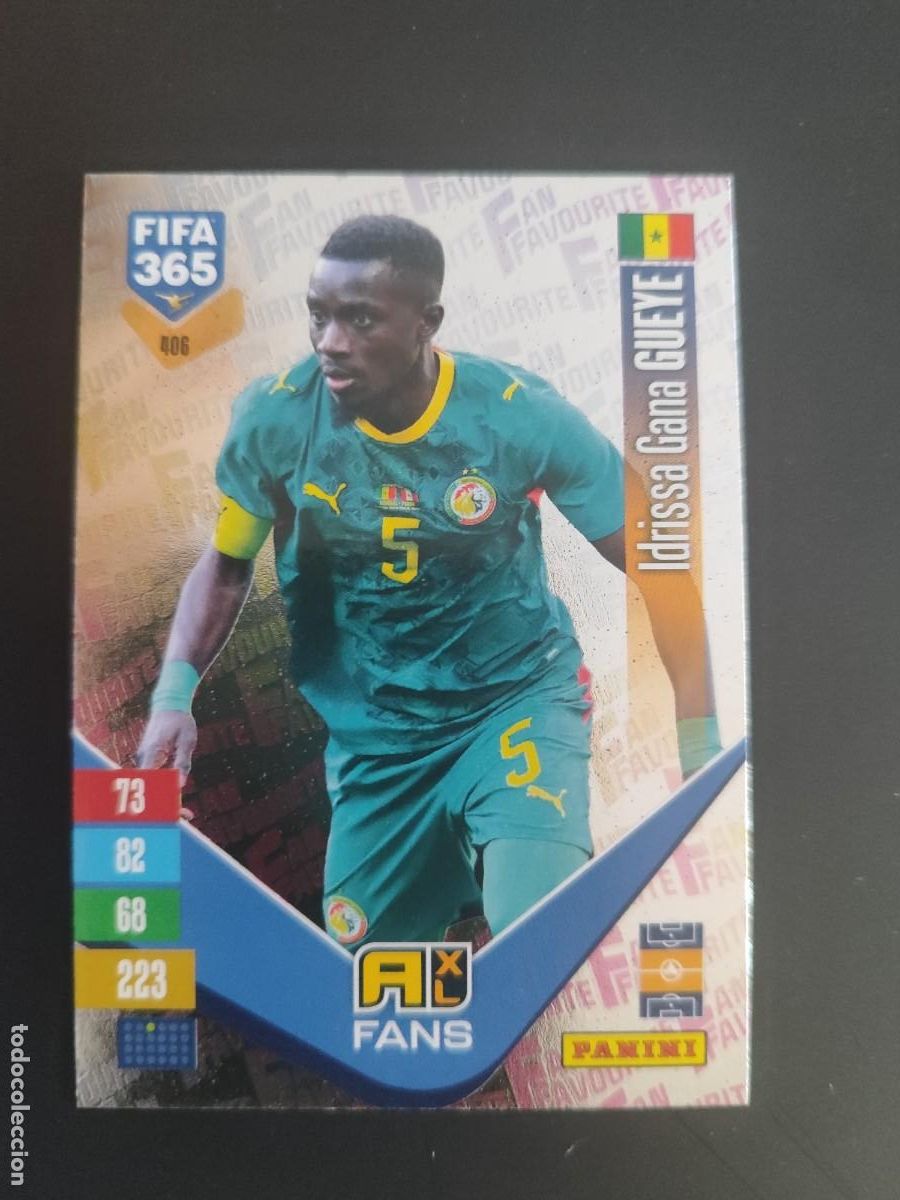 Cartes &agrave; collectionner de Football: ADRENALYN XL FIFA 365 2027 CARD FANS GUEYE SENEGAL # 406 PANINI
