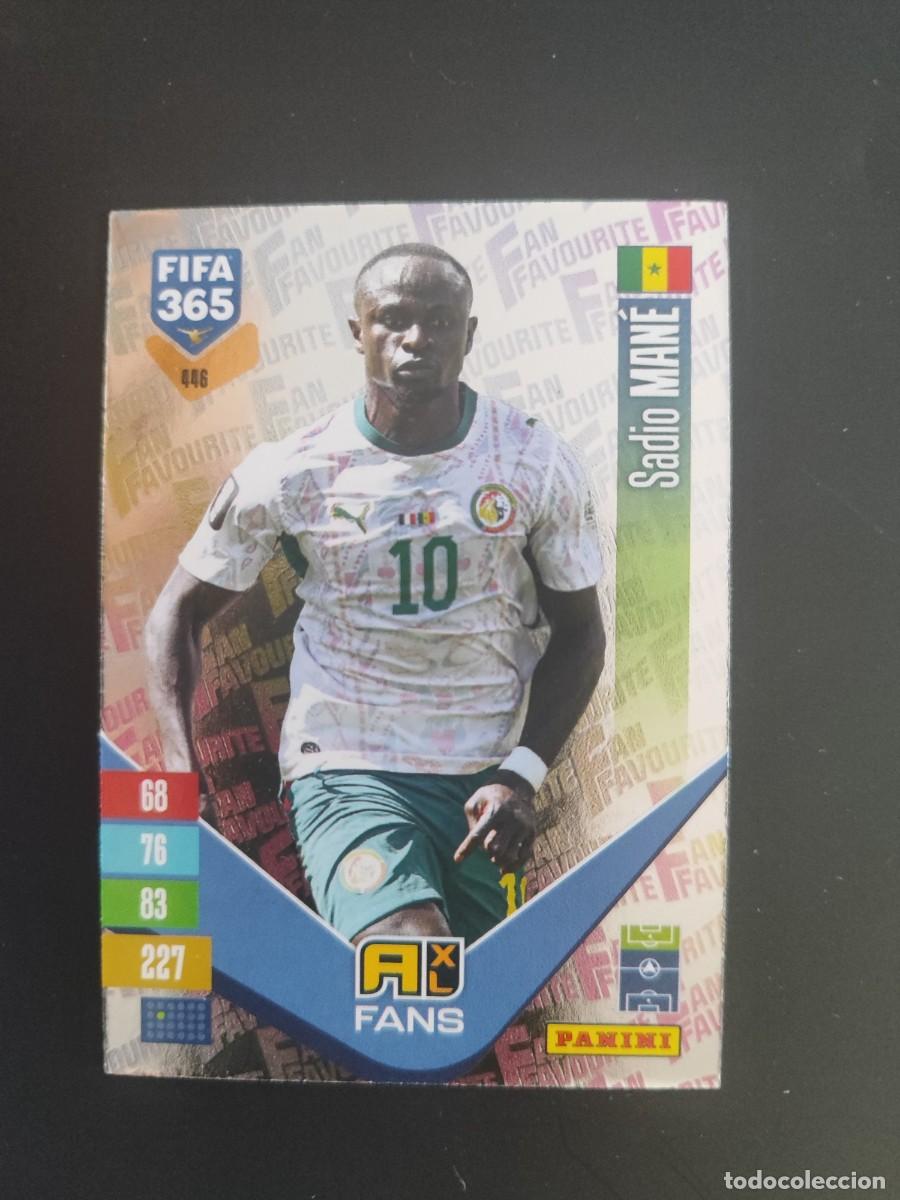 Football Stickers: ADRENALYN XL FIFA 365 2027 CARD FANS SADIO MANE SENEGAL # 446 PANINI