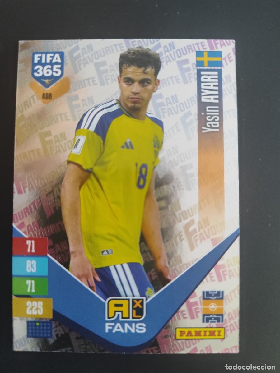 Football Stickers: ADRENALYN XL FIFA 365 2027 CARD FANS AYARI SUECIA # 408 PANINI