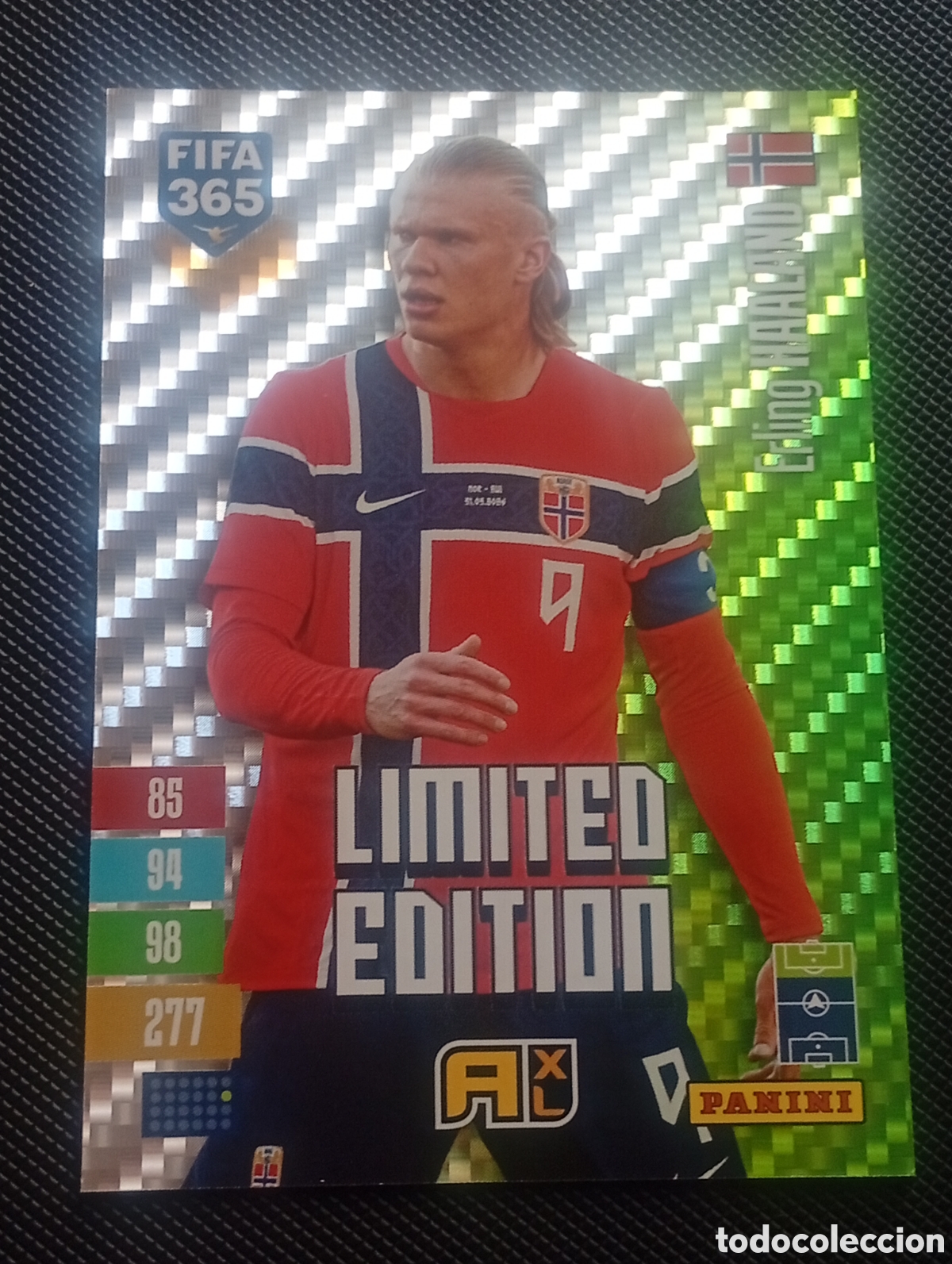 Fu&szlig;ball-Sticker: limited edition HAALAND ADRENALYN FIFA 365 PANINI 2026 2027 26 27 CROMOS CARDS MANCHESTER NORUEGA