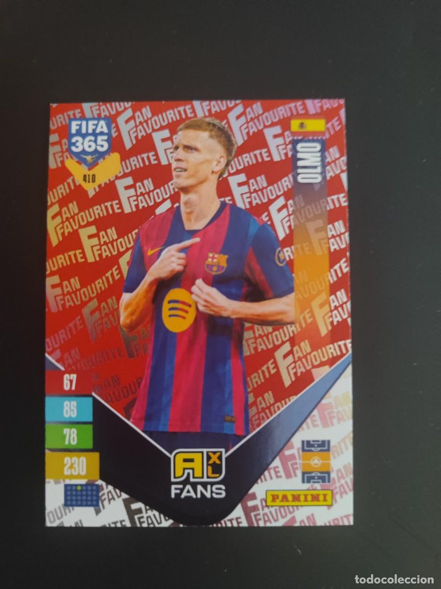 Football Stickers: ADRENALYN XL FIFA 365 2027 CARD FANS DANI OLMO FC BARCELONA # 410 PANINI PARALELA ROJA