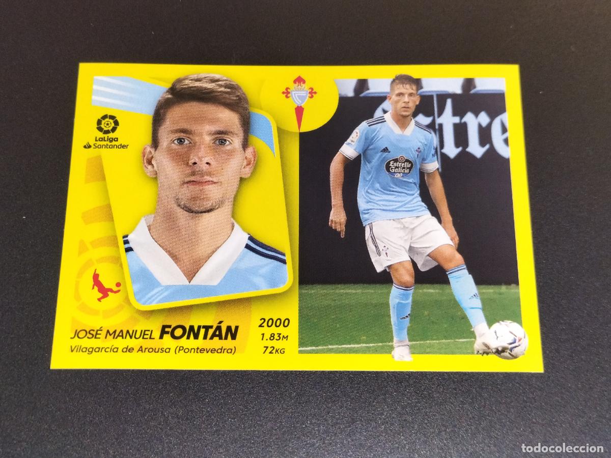 Fu&szlig;ball-Sticker: 8 B FONTAN CELTA VIGO CROMOS LALIGA SANTANDER ESTE LIGA FUTBOL 2021 2022 21 22 PANINI
