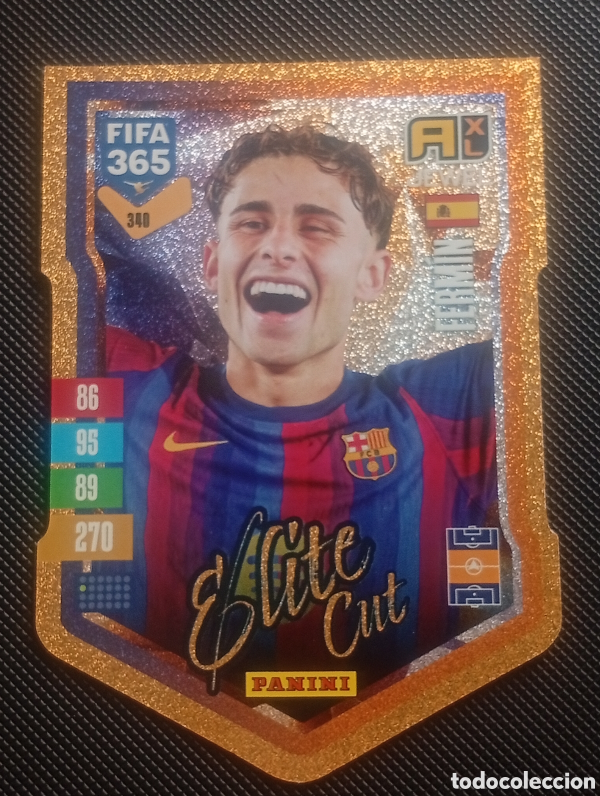 Fu&szlig;ball-Sticker: 340 elite cut FERMIN BARCELONA ESPA&Ntilde;A SPAIN ADRENALYN FIFA 365 PANINI 2026 2027 26 27 CROMOS CARDS
