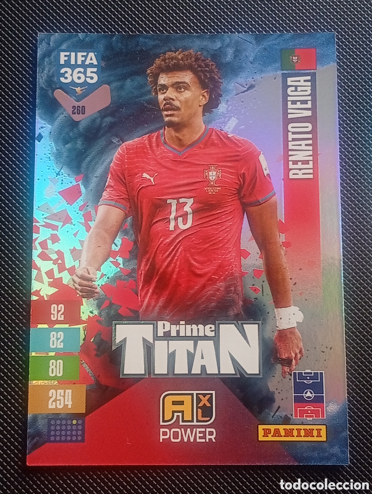 Fu&szlig;ball-Sticker: 260 RENATO VEIGA PORTUGAL PRIME TITAN ADRENALYN FIFA 365 PANINI 2026 2027 26 27 CROMOS CARDS