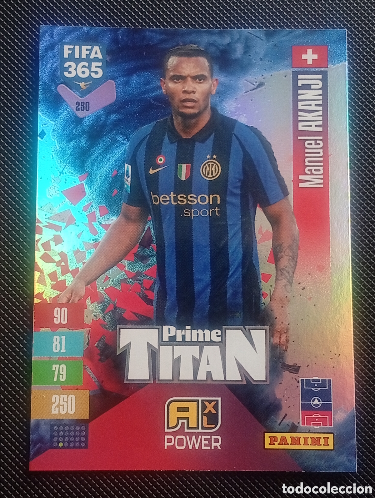 Fu&szlig;ball-Sticker: 250 AKANJI SUIZA PRIME TITAN ADRENALYN FIFA 365 PANINI 2026 2027 26 27 CROMOS CARDS