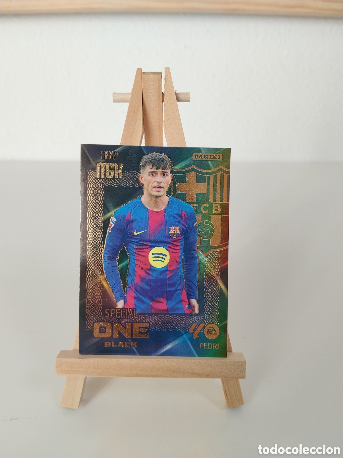 Fu&szlig;ball-Sticker: Pedri special one black megacrack 26/27