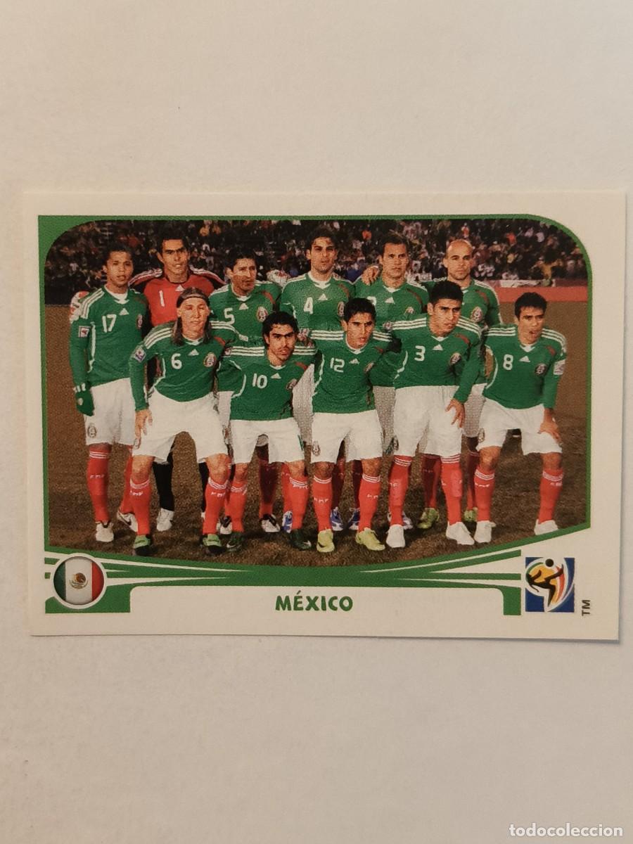 Fu&szlig;ball-Sticker: #49 ALINEACION (MEXICO) MUNDIAL SUDAFRICA 2010 PANINI