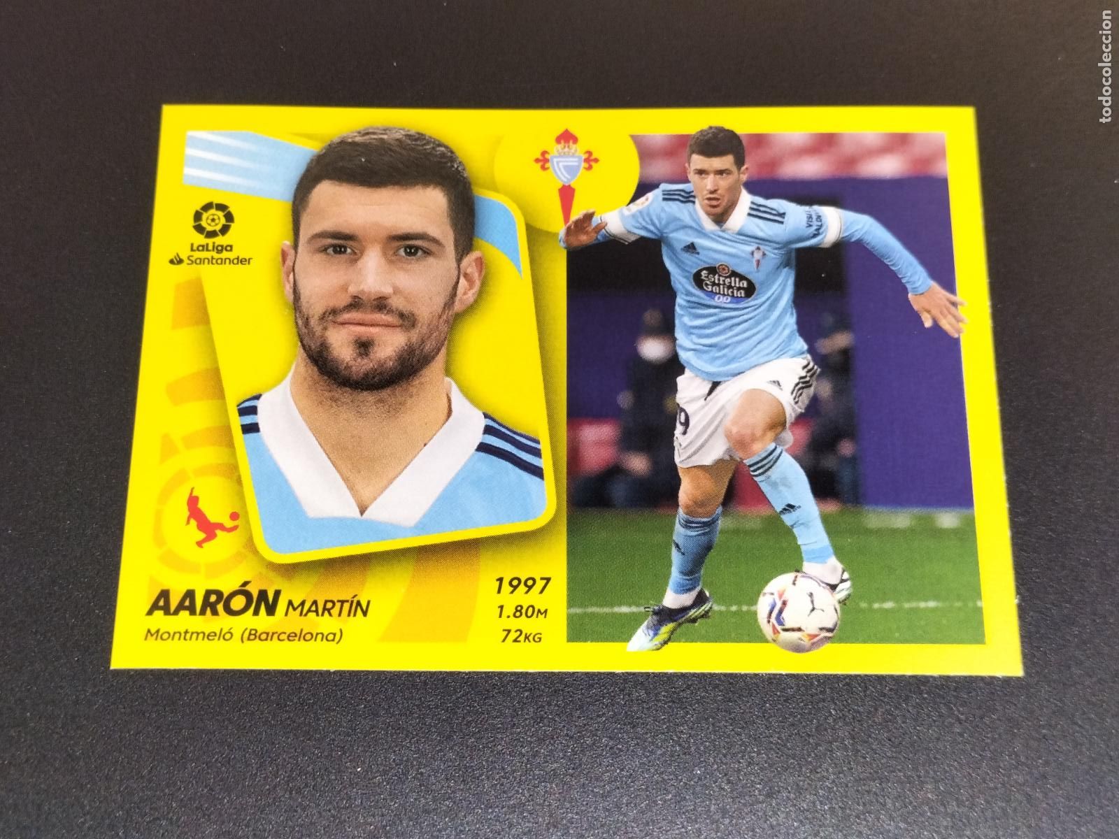 Fu&szlig;ball-Sticker: 11 A AARON MARTIN CELTA VIGO CROMOS LALIGA SANTANDER ESTE LIGA FUTBOL 2021 2022 21 22 PANINI