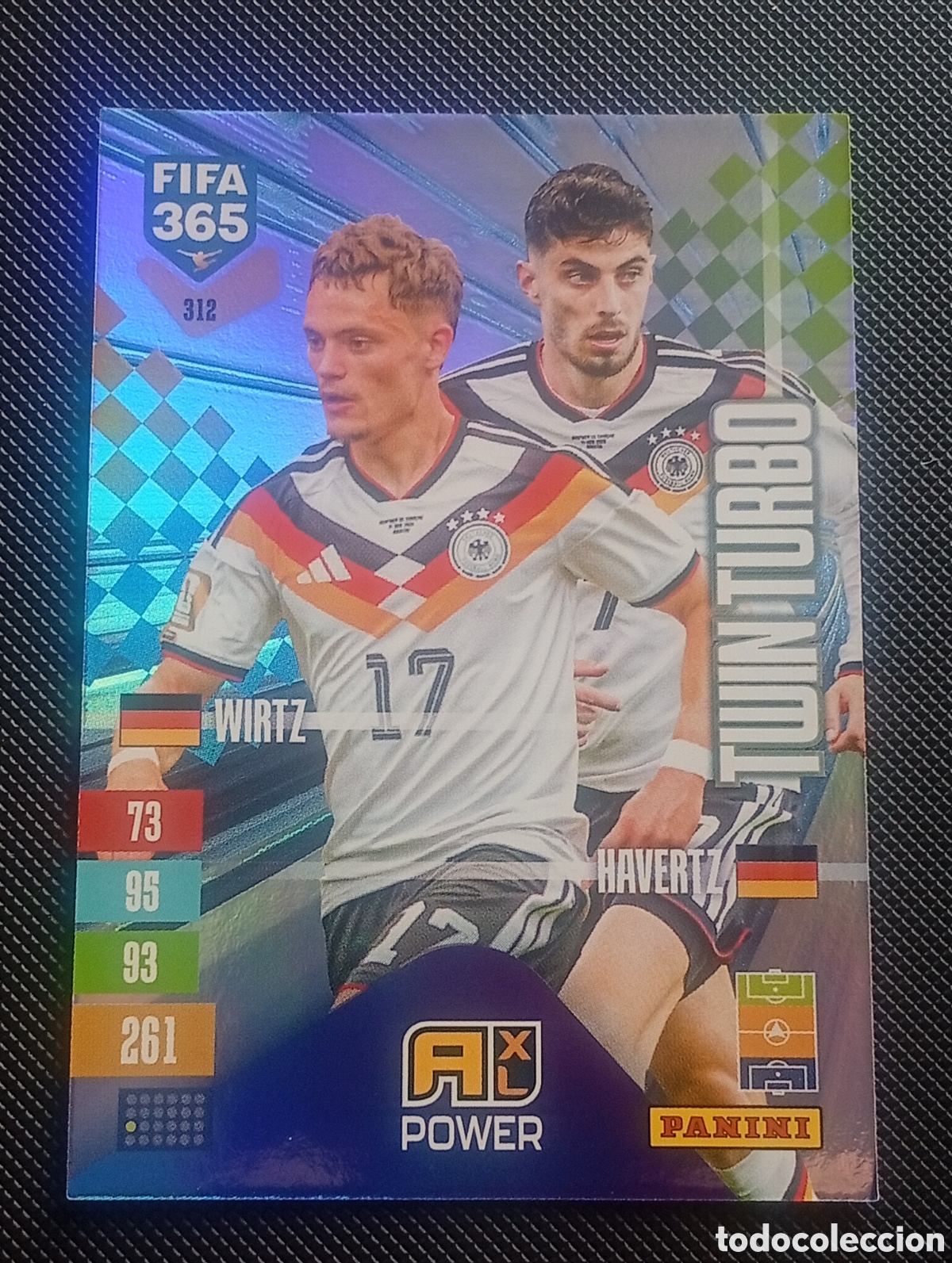 Figurine di Calcio: 312 WIRTZ HAVERTZ ALEMANIA GERMANY ADRENALYN FIFA 365 PANINI 2026 2027 26 27 CROMOS CARDS
