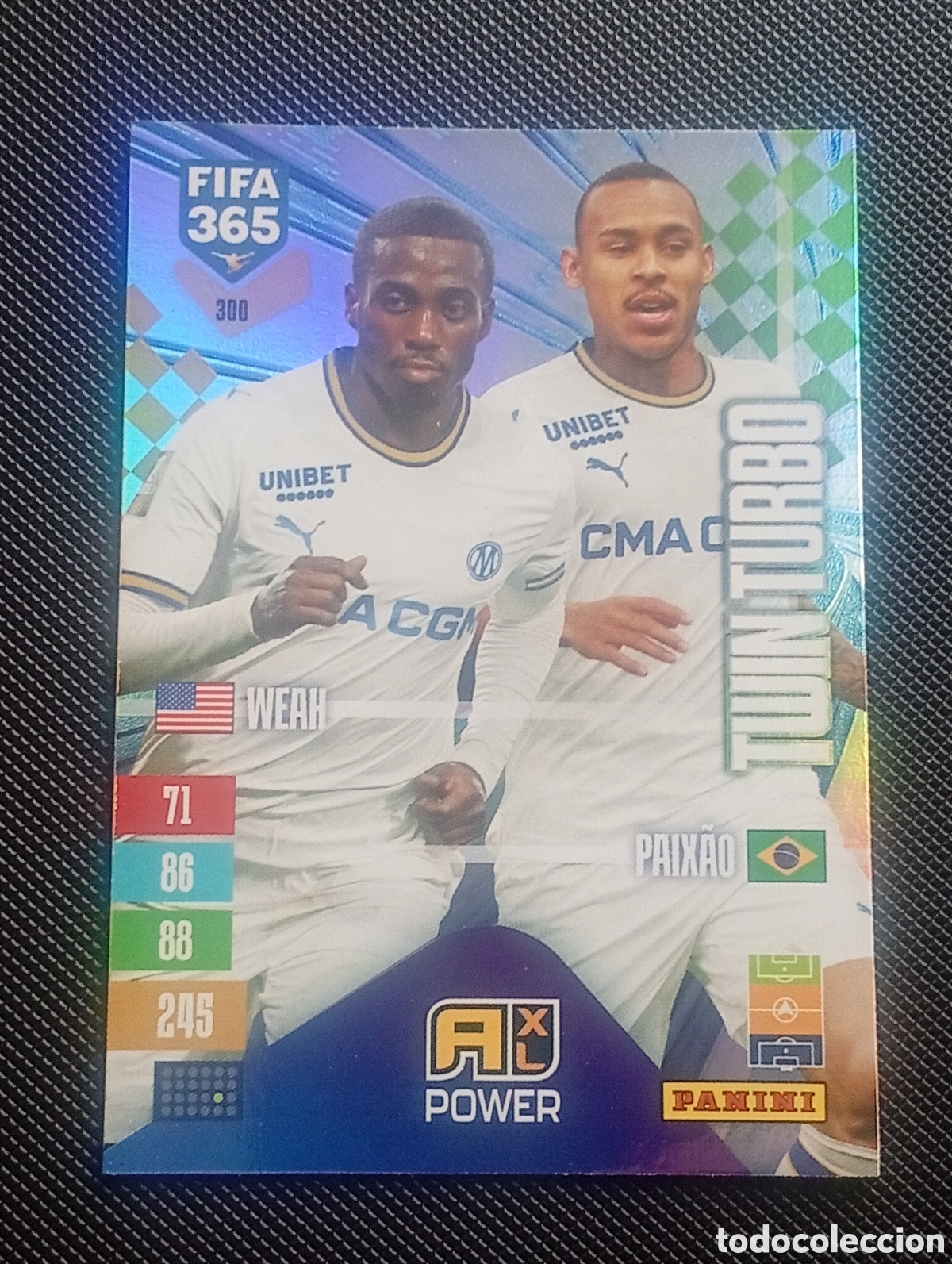 Figurine di Calcio: 300 WEAH PAIXAO MARSELLA ADRENALYN FIFA 365 PANINI 2026 2027 26 27 CROMOS CARDS