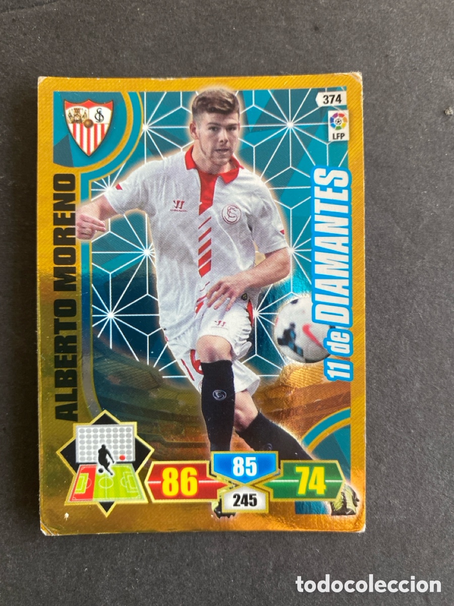Cromos de f&uacute;tbol: Cromo Adrenalyn liga 13/14 11 de diamantes N* 374