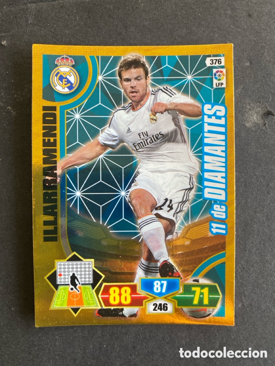 Cromos de f&uacute;tbol: Cromo Adrenalyn liga 13/14 11 de diamantes N* 376