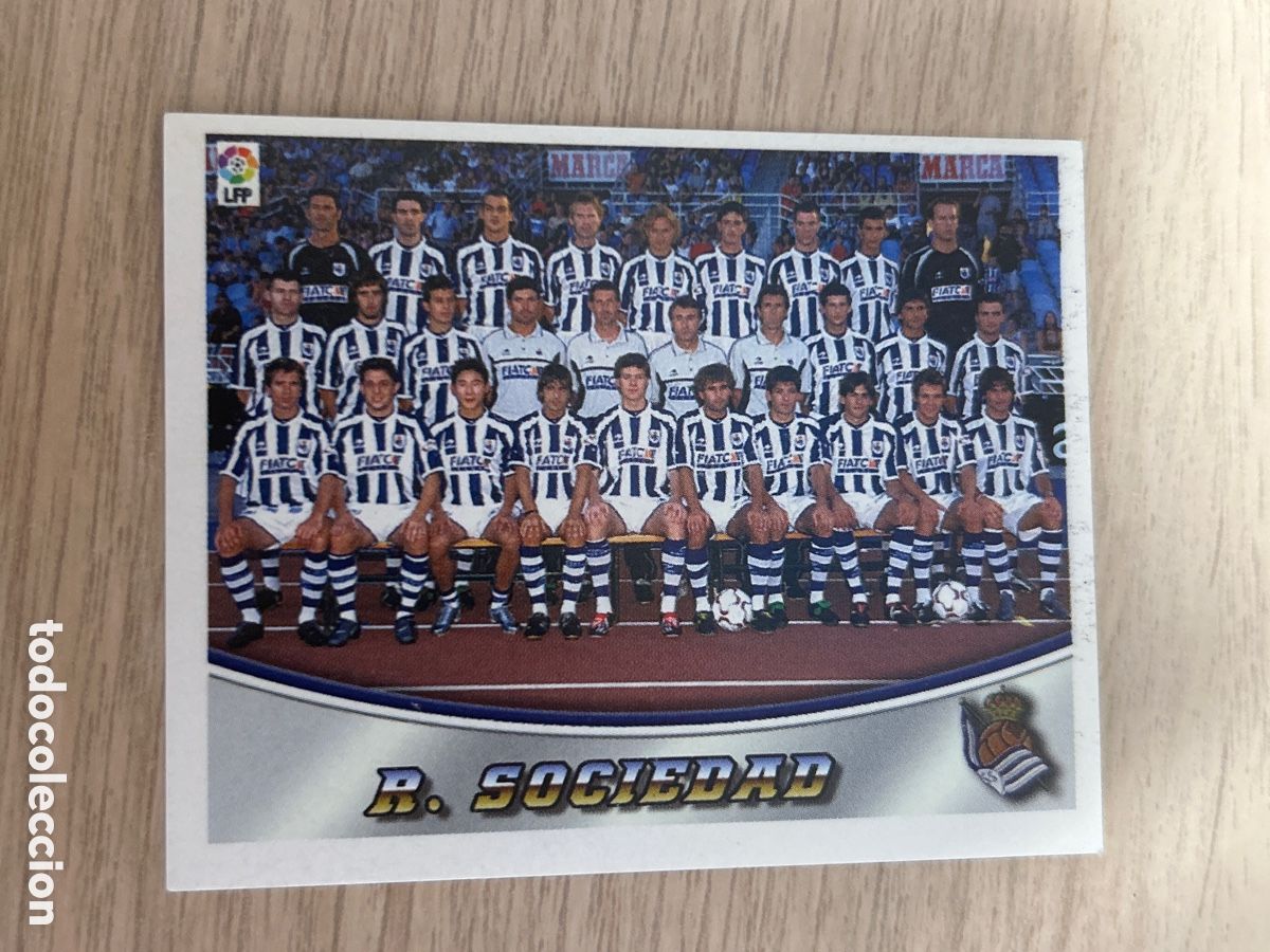 Cartes &agrave; collectionner de Football: REAL SOCIEDAD ALINEACI&Oacute;N ALINEACIONES LA RAZ&Oacute;N LIGA ESTE 2003 2004 03 04 NUEVO SIN PEGAR