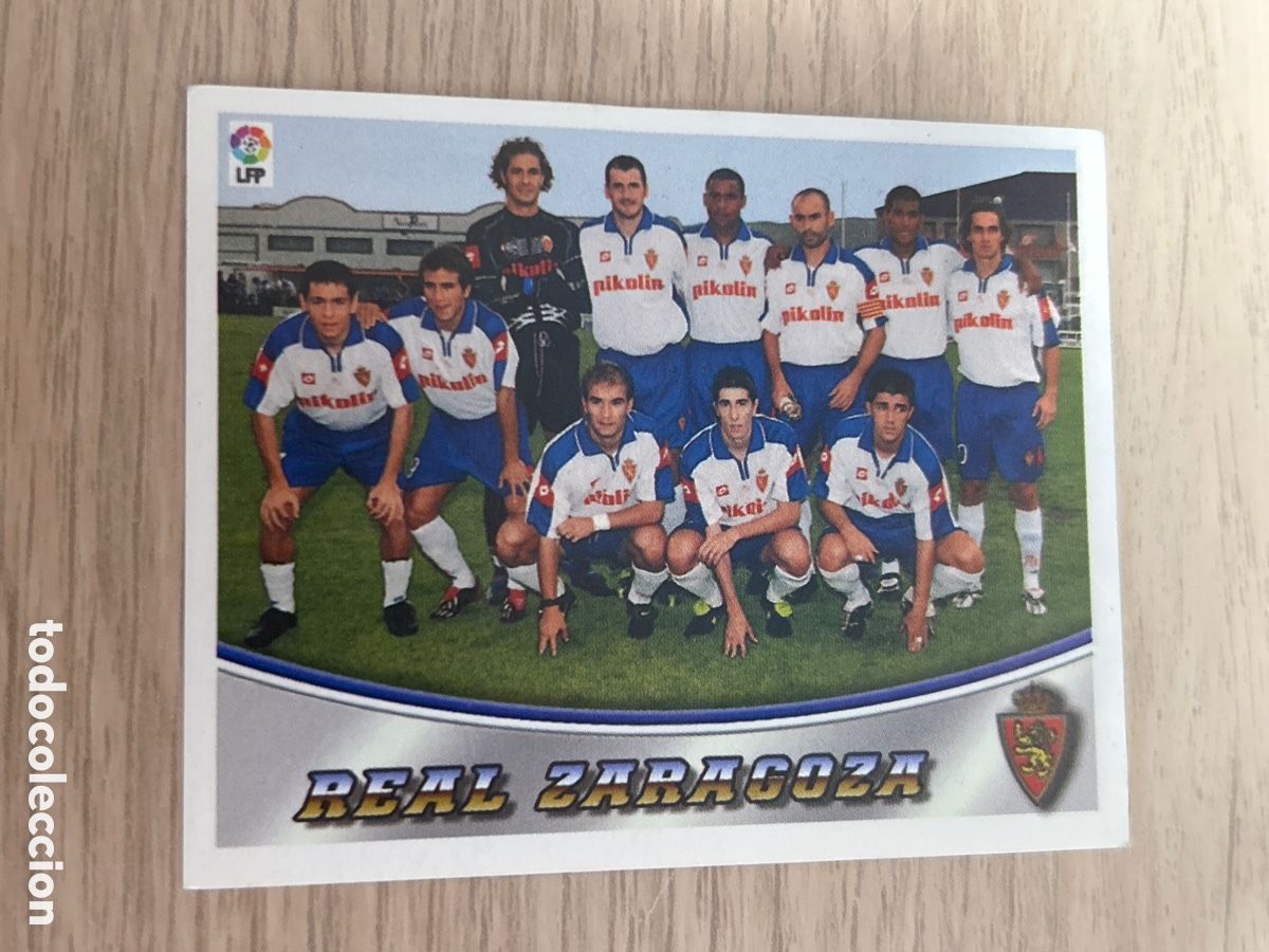 Cartes &agrave; collectionner de Football: REAL ZARAGOZA ALINEACI&Oacute;N ALINEACIONES LA RAZ&Oacute;N LIGA ESTE 2003 2004 03 04 NUEVO SIN PEGAR