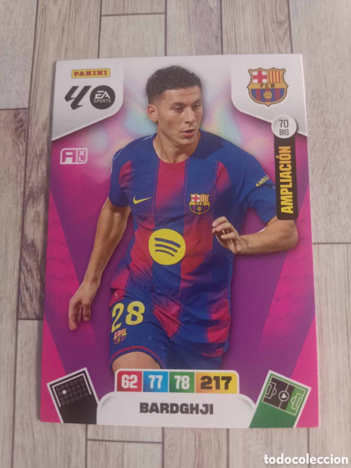 Cromos de f&uacute;tbol: 70 BIS 70BIS BARDGHJI BARCELONA ADRENALYN XL 2025 2026 PANINI 25 26