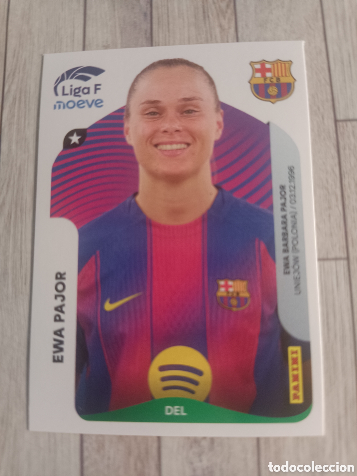 Cromos de f&uacute;tbol: 101 EWA PAJOR BARCELONA LIGA FEMENINA F MOEVE 2025 2026 PANINI 25 26