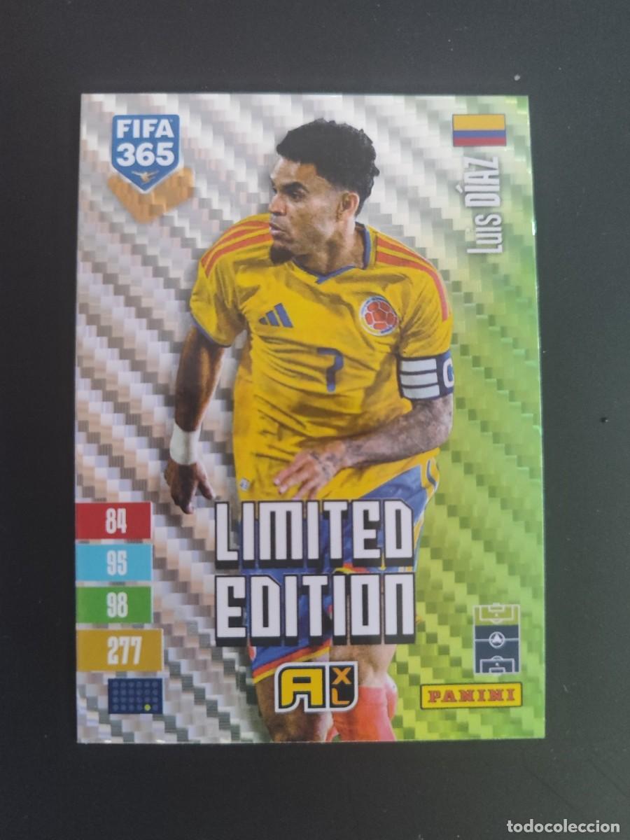 Cromos de f&uacute;tbol: ADRENALYN XL FIFA 365 2027 CARD LIMITED EDITION VERDE LUIS DIAZ COLOMBIA # PANINI