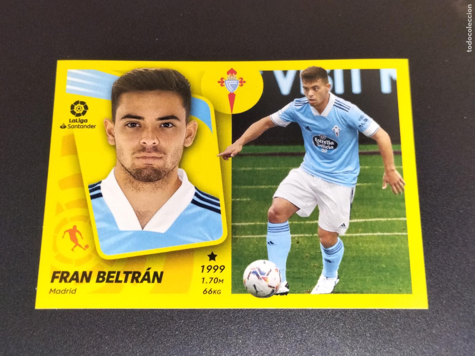 Football Stickers: 15 FRAN BELTRAN CELTA VIGO CROMOS LALIGA SANTANDER ESTE LIGA FUTBOL 2021 2022 21 22 PANINI