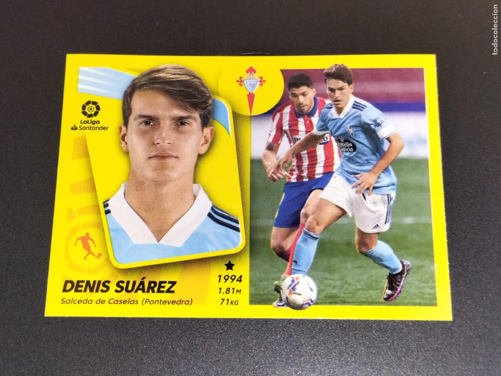 Football Stickers: 16 DENIS SUAREZ CELTA VIGO CROMOS LALIGA SANTANDER ESTE LIGA FUTBOL 2021 2022 21 22 PANINI