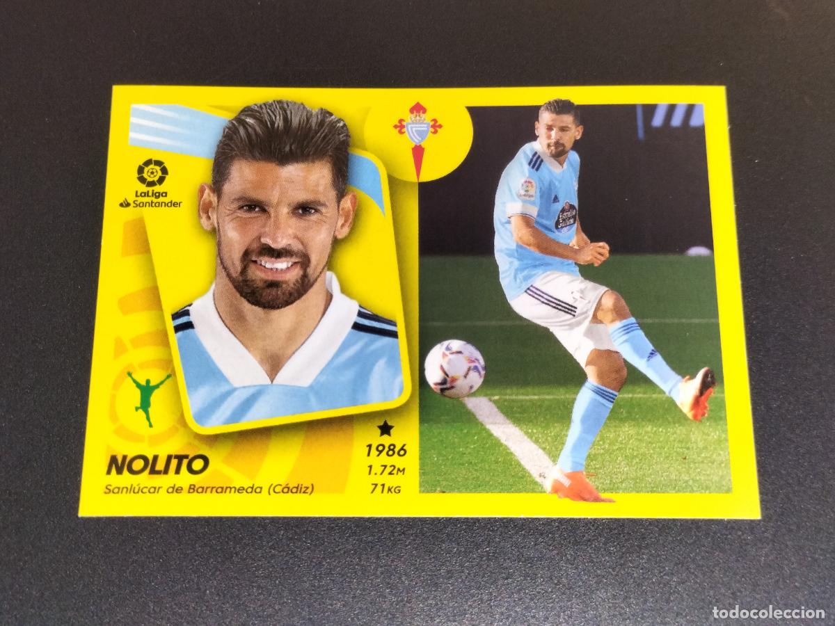 Football Stickers: 18 NOLITO CELTA VIGO CROMOS LALIGA SANTANDER ESTE LIGA FUTBOL 2021 2022 21 22 PANINI