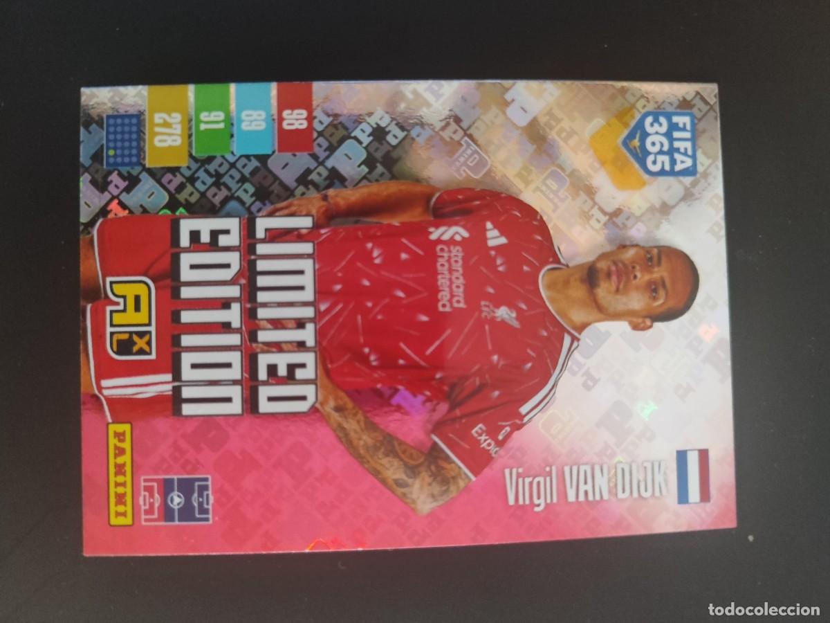 Cromos de Futebol: ADRENALYN XL FIFA 365 2027 CARD LIMITED EDITION MORADA VAN DIJK LIVERPOOL # PANINI