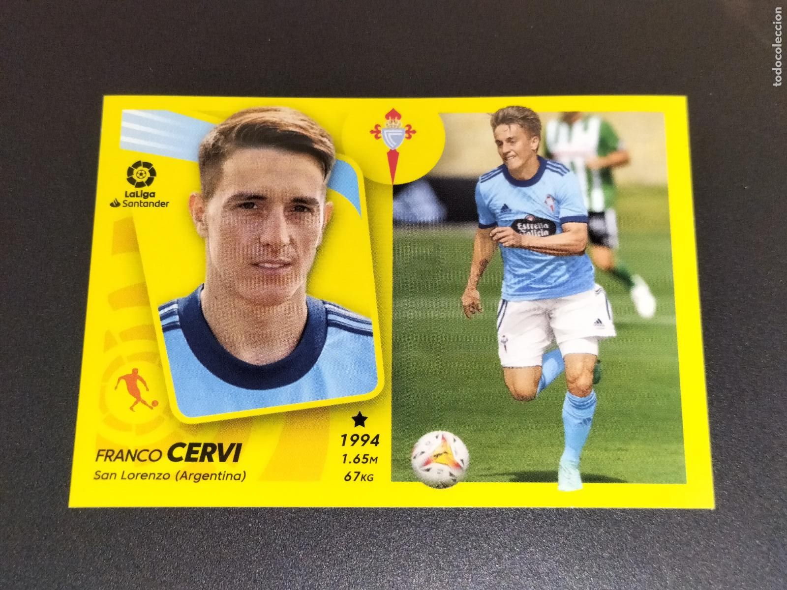 Fu&szlig;ball-Sticker: FICHAJE 11 CERVI CELTA VIGO CROMOS LALIGA SANTANDER ESTE LIGA FUTBOL 2021 2022 21 22 PANINI