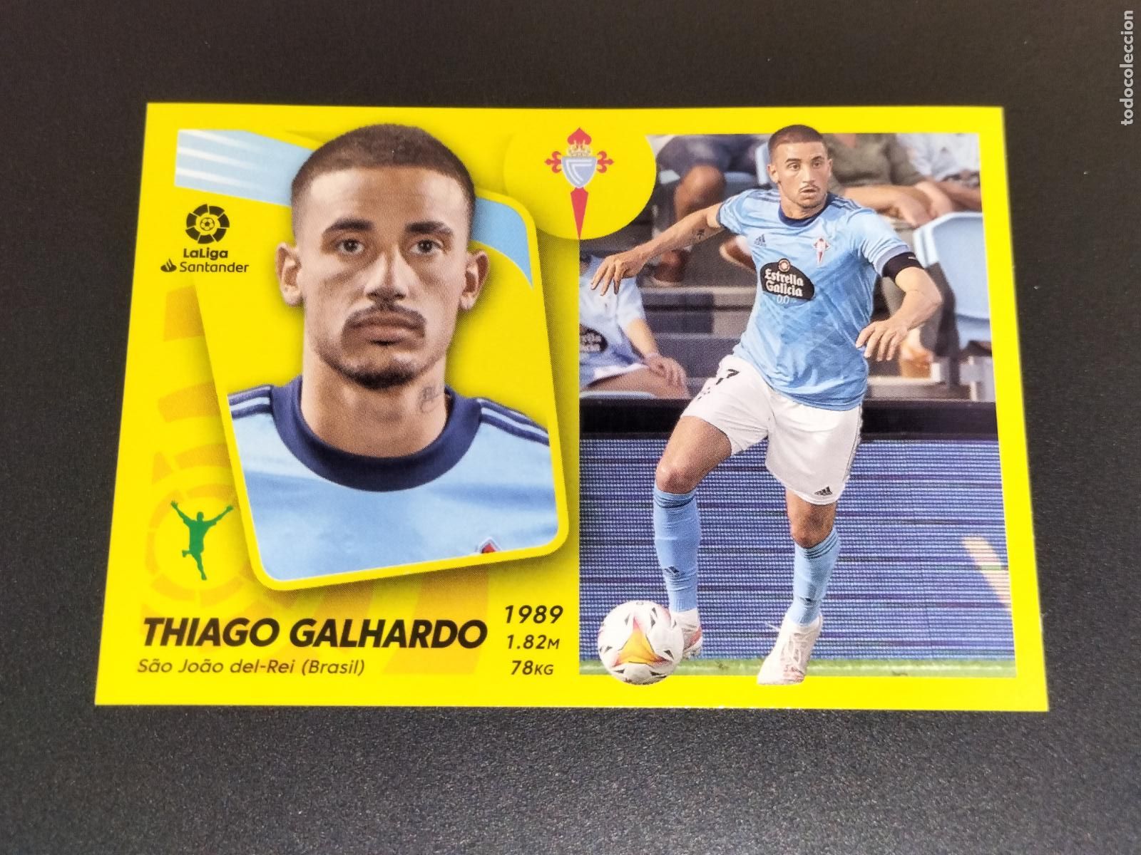 Fu&szlig;ball-Sticker: FICHAJE 49 THIAGO GALHARD CELTA VIGO CROMOS LALIGA SANTANDER ESTE LIGA FUTBOL 2021 2022 21 22 PANINI