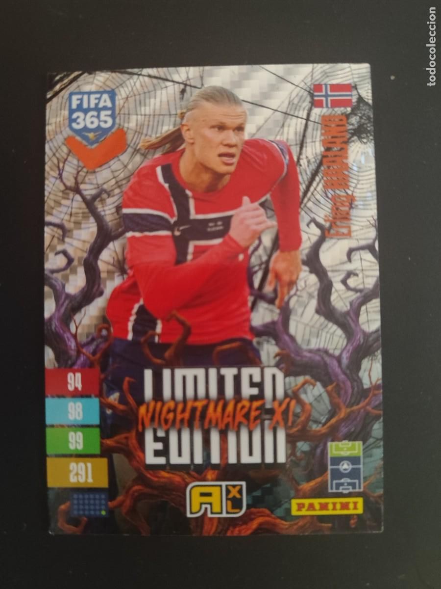 Fu&szlig;ball-Sticker: ADRENALYN XL FIFA 365 2027 CARD LIMITED EDITION NIGHTMARE XI HAALAND NORUEGA # PANINI