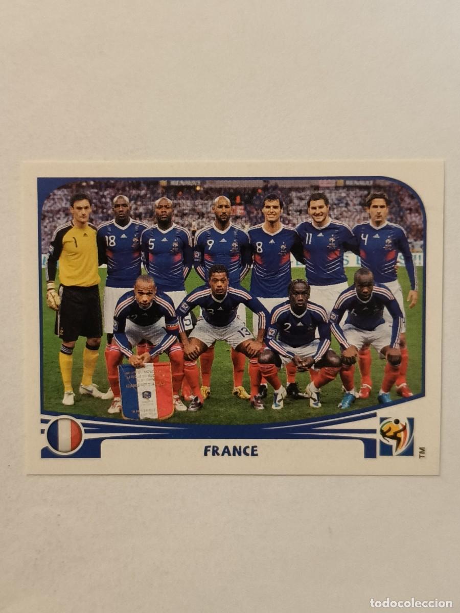 Fu&szlig;ball-Sticker: #87 ALINEACION (FRANCIA) MUNDIAL SUDAFRICA 2010 PANINI