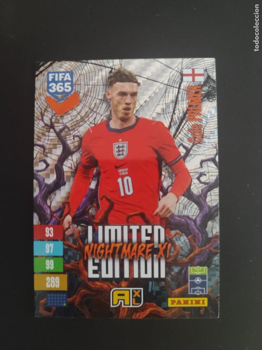 Cromos de f&uacute;tbol: ADRENALYN XL FIFA 365 2027 CARD LIMITED EDITION NIGHTMARE XI COLE PALMER INGLATERRA # PANINI