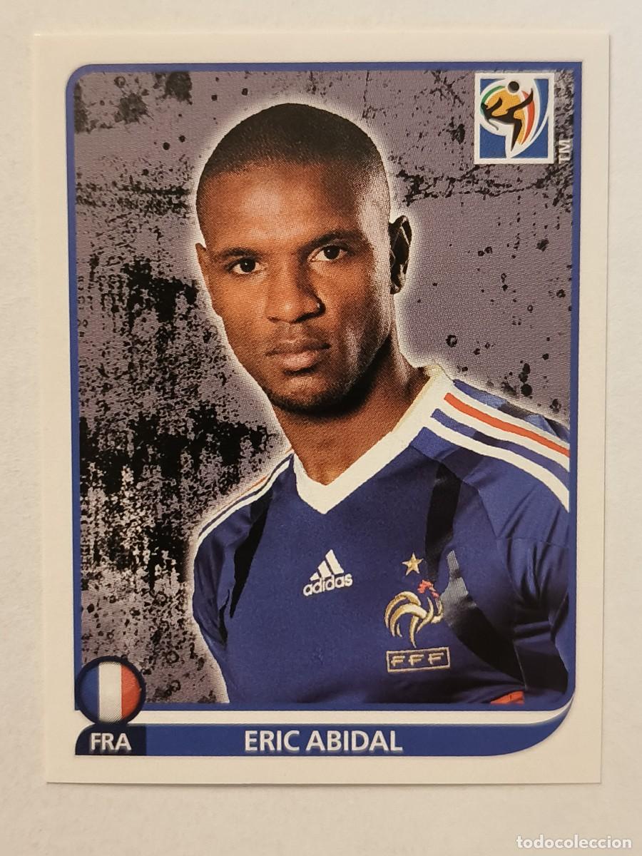 Football Stickers: #92 ERIC ABIDAL (FRANCIA) MUNDIAL SUDAFRICA 2010 PANINI