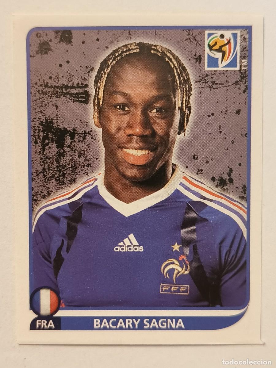 Football Stickers: #93 BACARY SAGNA (FRANCIA) MUNDIAL SUDAFRICA 2010 PANINI