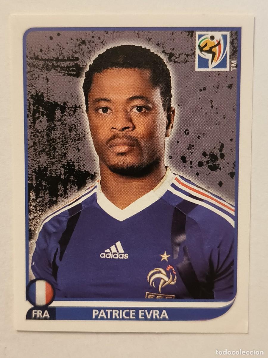 Football Stickers: #94 PATRICE EVRA (FRANCIA) MUNDIAL SUDAFRICA 2010 PANINI