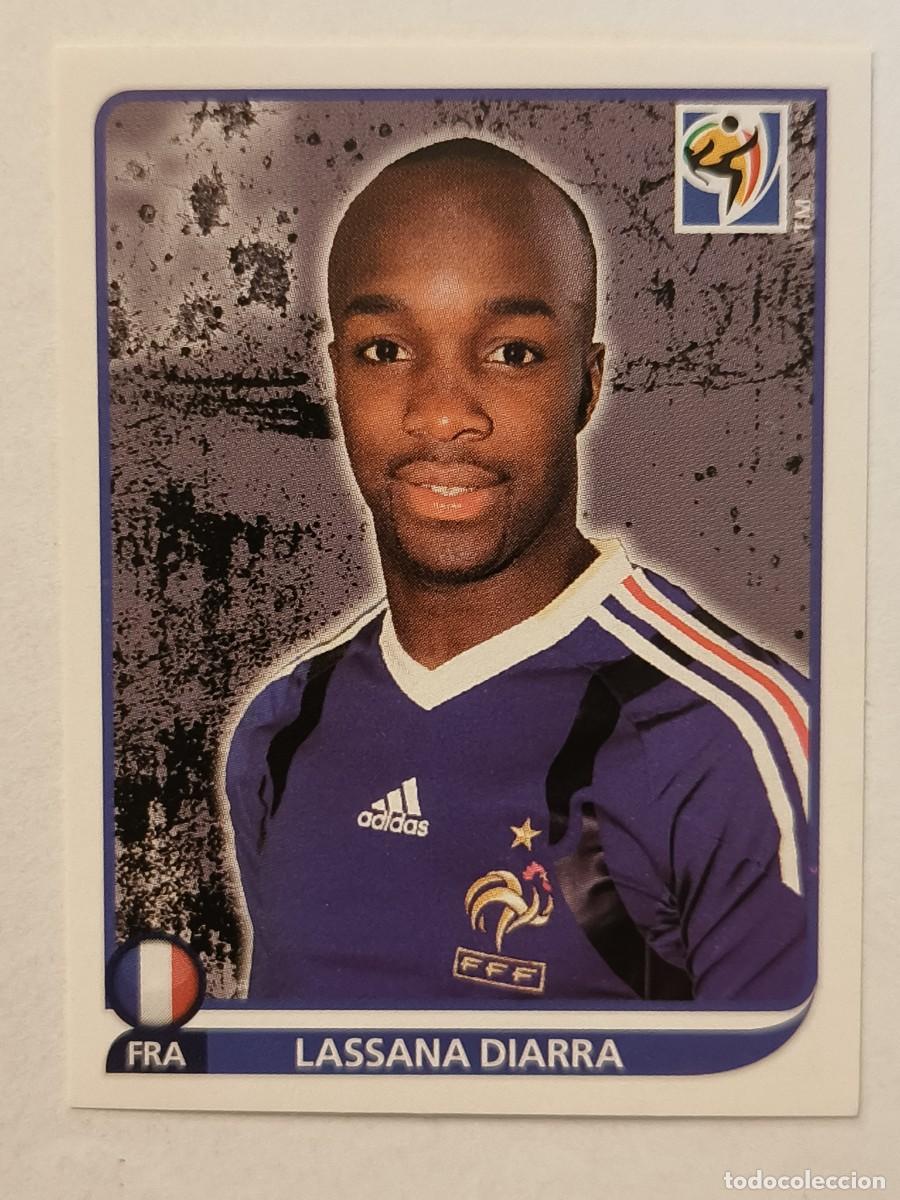 Football Stickers: #95 LASSANA DIARRA (FRANCIA) MUNDIAL SUDAFRICA 2010 PANINI