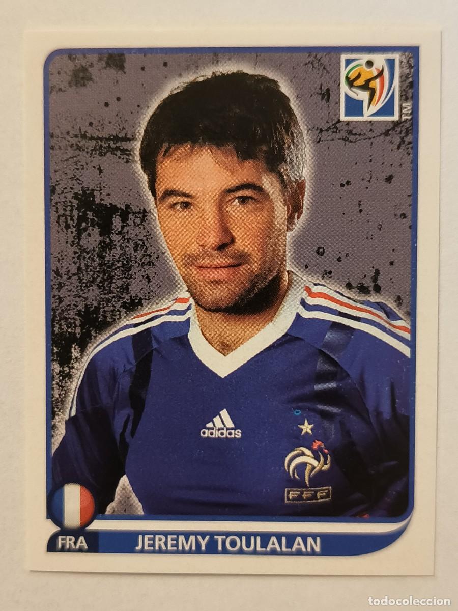 Football Stickers: #96 JEREMY TOULALAN (FRANCIA) MUNDIAL SUDAFRICA 2010 PANINI