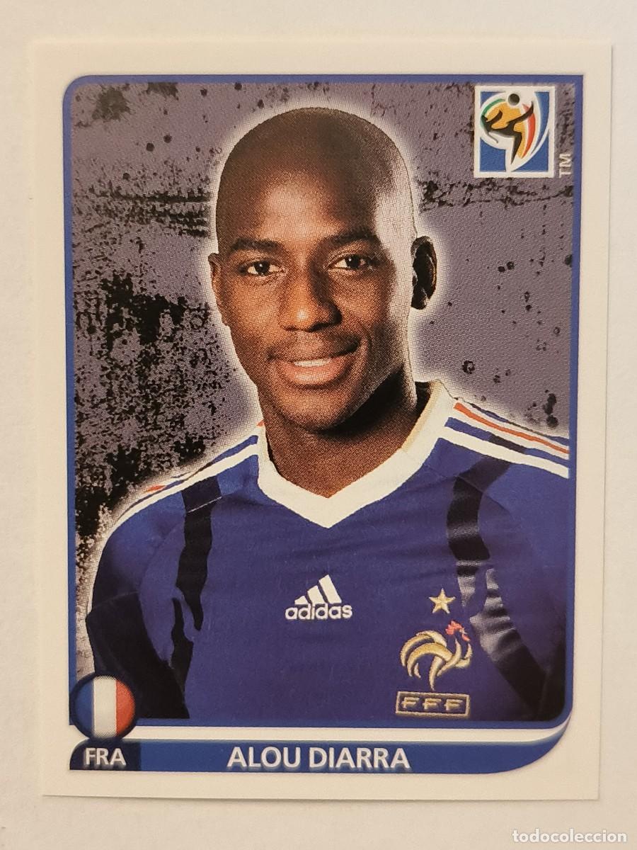 Football Stickers: #97 ALOU DIARRA (FRANCIA) MUNDIAL SUDAFRICA 2010 PANINI