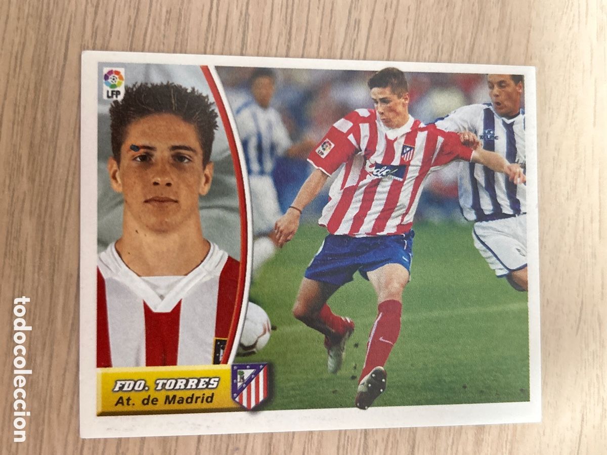 Football Stickers: FERNANDO TORRES ATLETICO MADRID LIGA ESTE 2003 2004 03 04 NUEVO SIN PEGAR