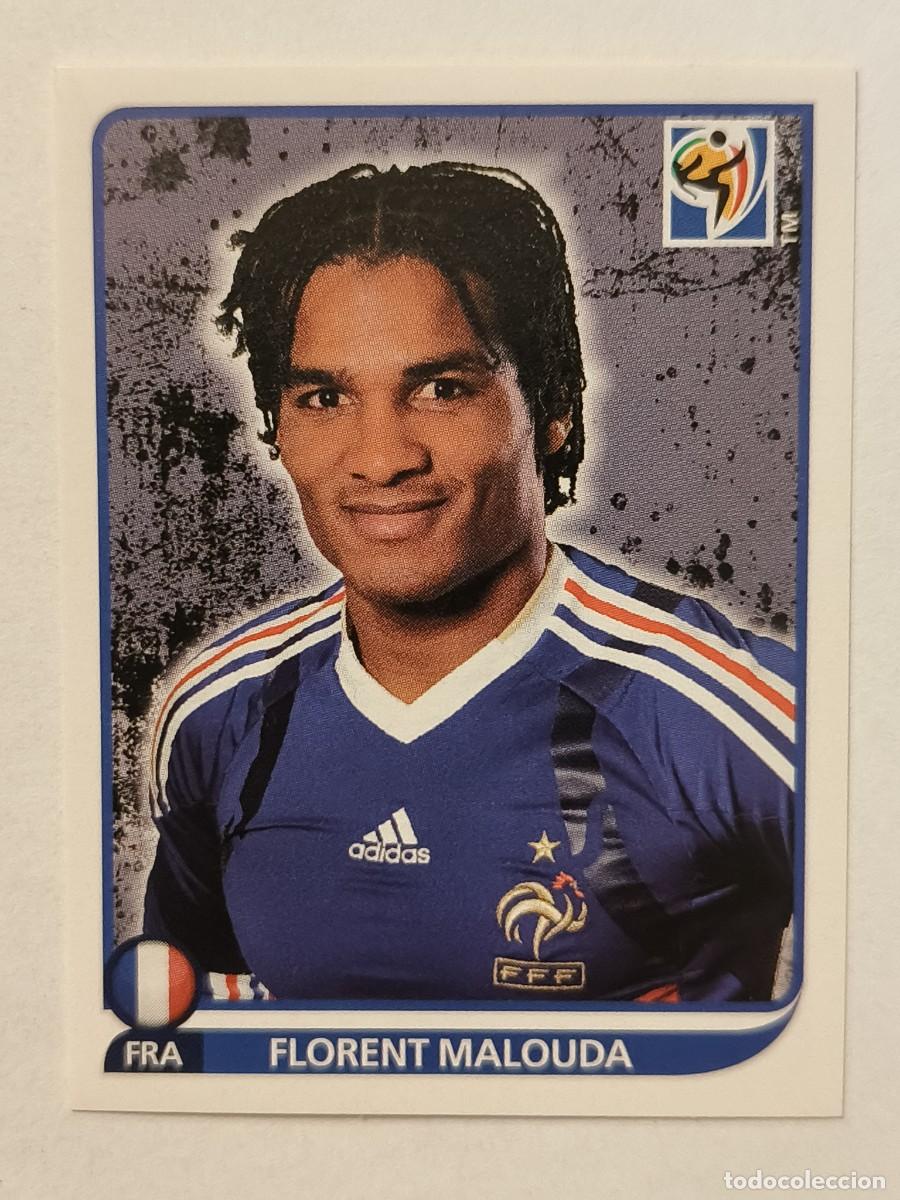 Football Stickers: #99 FLORENT MALOUDA (FRANCIA) MUNDIAL SUDAFRICA 2010 PANINI